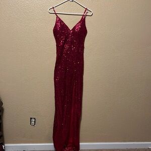 Pink prom dress
